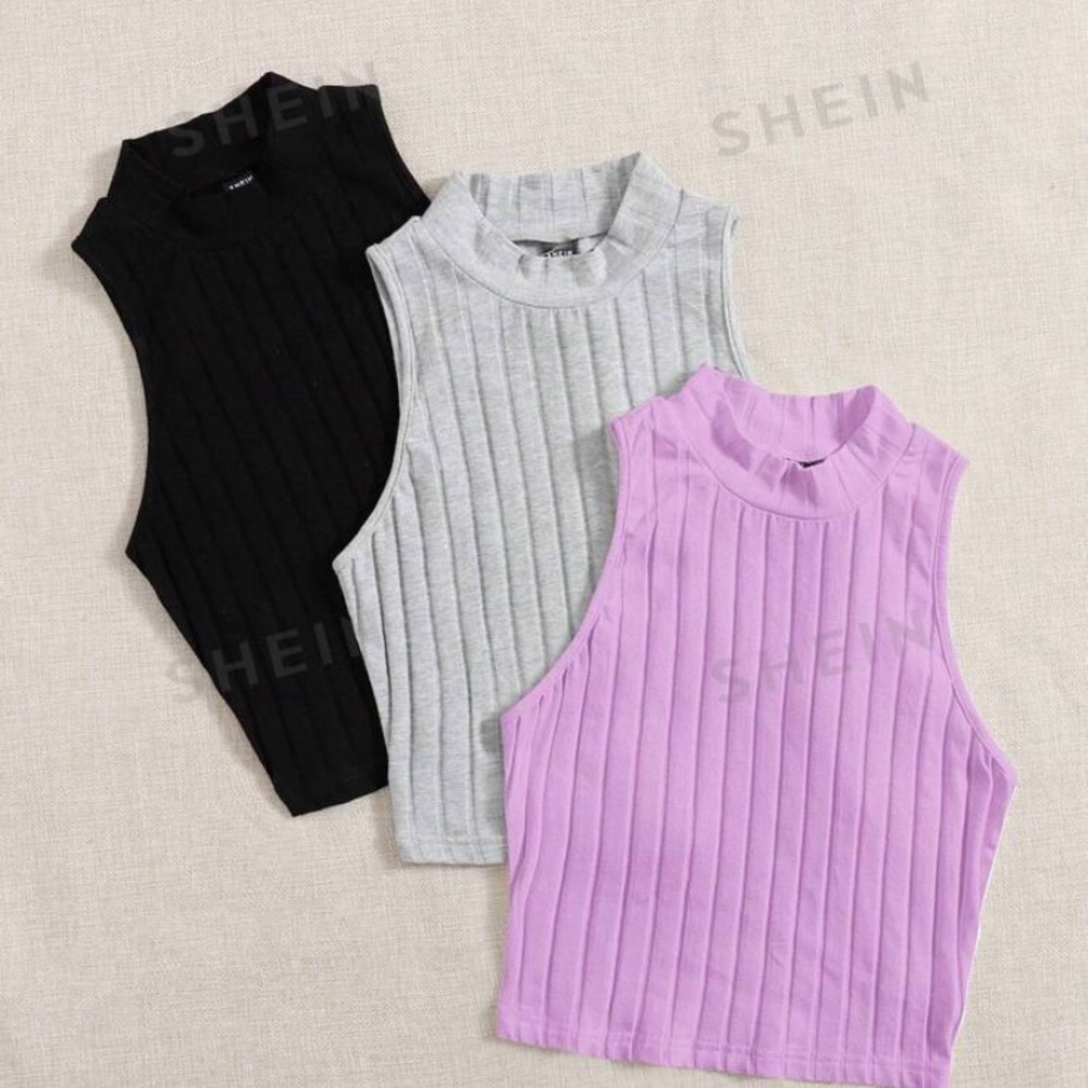 Fitted crop tanks- set of 4